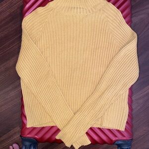 Forever 21 Yellow Cowl Neck Sweater 🍁🍂